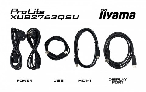 IIYAMA Monitor 27 cali ProLite XUB2763QSU-B1 IPS,QHD,HAS,100Hz IIYAMA Monitor 27 cali ProLite XUB2763QSU-B1 IPS,QHD,HAS,100Hz