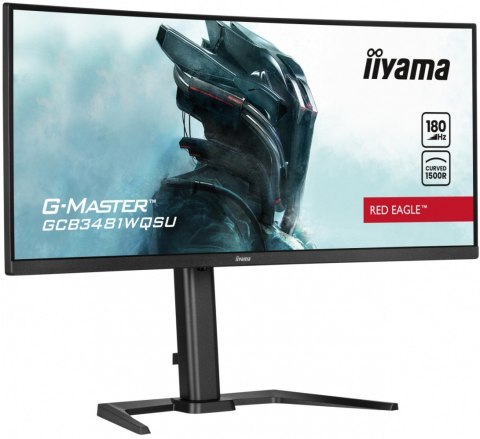 IIYAMA Monitor 34 cale GCB3481WQSU-B1 VA, UWQHD, 180HZ, 0.3ms, 500cd IIYAMA Monitor 34 cale GCB3481WQSU-B1 VA, UWQHD, 180HZ, 0.3ms, 500cd