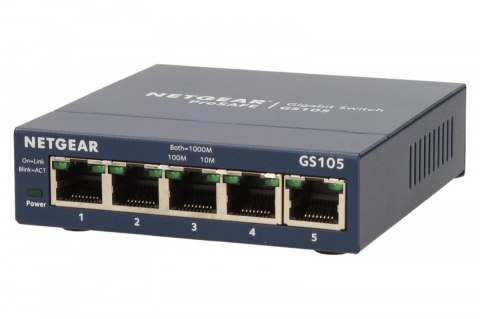 Netgear Switch Unmanaged Plus 5xGE - GS105GE Netgear Switch Unmanaged Plus 5xGE - GS105GE