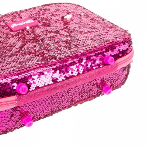 Nice Walizka Make Up Girabrilla różowo-srebrna Nice Walizka Make Up Girabrilla różowo-srebrna