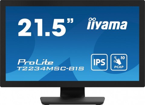 IIYAMA Monitor ProLite 21.5 cala T2234MSC-B1S IPS,10PKT.VGA,HDMI,DP IIYAMA Monitor ProLite 21.5 cala T2234MSC-B1S IPS,10PKT.VGA,HDMI,DP
