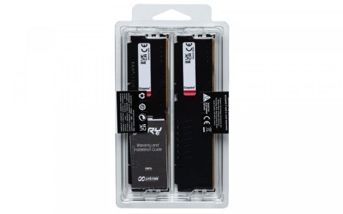 Kingston Pamięć DDR5 Fury Beast EXPO 32GB(2*16GB)/6400 CL32 czarna Kingston Pamięć DDR5 Fury Beast EXPO 32GB(2*16GB)/6400 CL32 czarna