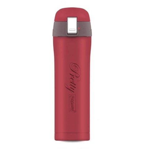 Feel-Maestro Kubek termiczny 400 ml Pretty MR-1643-40C Czerwony Feel-Maestro Kubek termiczny 400 ml Pretty MR-1643-40C Czerwony