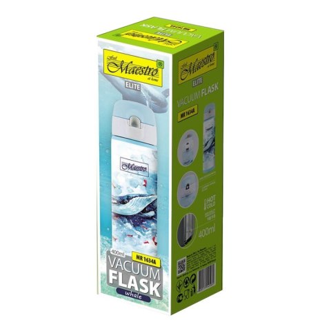 Feel-Maestro Kubek termiczny 400 ml Whale MR-1634-A Feel-Maestro Kubek termiczny 400 ml Whale MR-1634-A