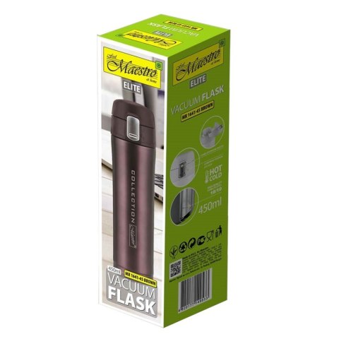 Feel-Maestro Kubek termiczny 450 ml MR-1641-45-Brązowy Feel-Maestro Kubek termiczny 450 ml MR-1641-45-Brązowy