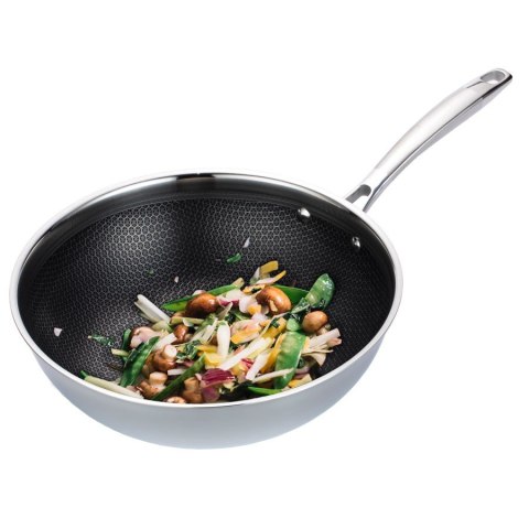 Feel-Maestro Profesjonalna patelnia / Wok 30 cm MR-1224-30 Feel-Maestro Profesjonalna patelnia / Wok 30 cm MR-1224-30