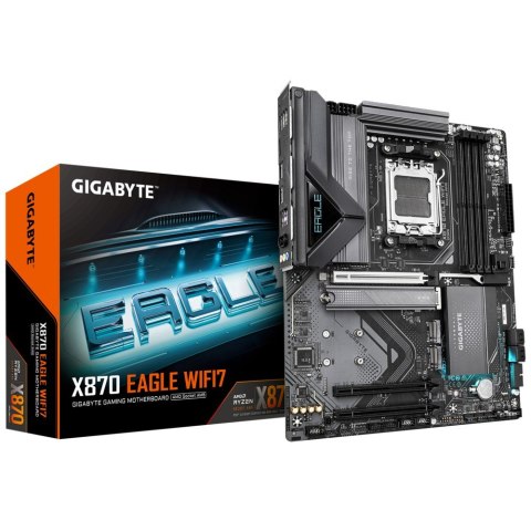 Gigabyte Płyta główna X870 EAGLE WIFI7 AM5 4DDR5 HDMI/USB-C ATX Gigabyte Płyta główna X870 EAGLE WIFI7 AM5 4DDR5 HDMI/USB-C ATX