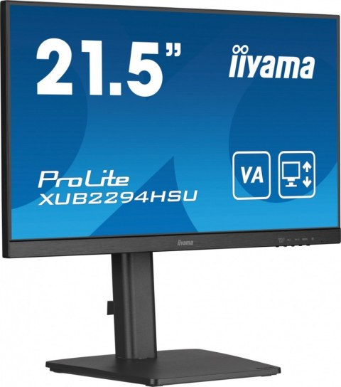 IIYAMA Monitor 21.5 cali XUB2293HSU-B7 IPS, 100Hz, Pivot, HAS(150mm), 300cd IIYAMA Monitor 21.5 cali XUB2293HSU-B7 IPS, 100Hz, Pivot, HAS(150mm), 300cd
