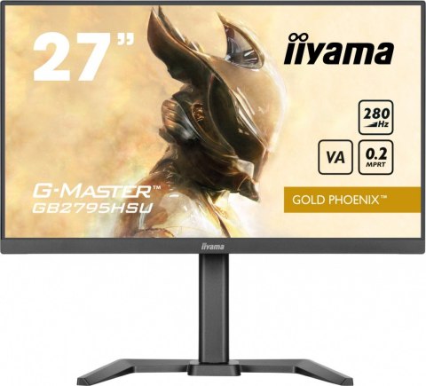 IIYAMA Monitor 27 cali GB2795HSU-B1 0.2ms, VA, DP, HDMI, 280Hz IIYAMA Monitor 27 cali GB2795HSU-B1 0.2ms, VA, DP, HDMI, 280Hz