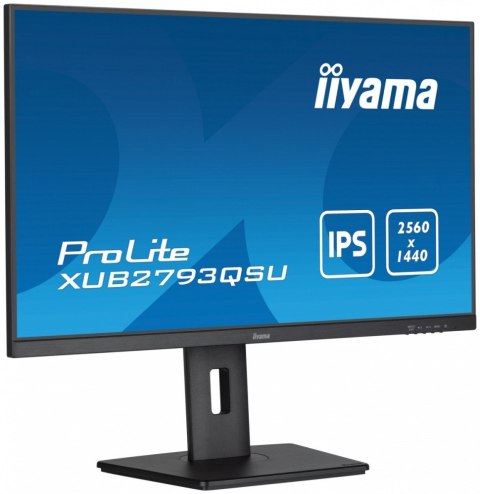IIYAMA Monitor 27 cali XUB2793QSU-B7 IPS, QHD, HAS(150mm), 100Hz, 300cd IIYAMA Monitor 27 cali XUB2793QSU-B7 IPS, QHD, HAS(150mm), 100Hz, 300cd