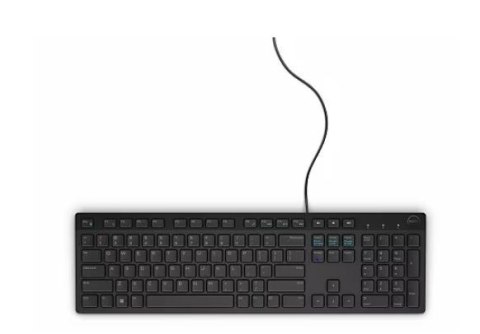 Dell Klawiatura multimedialna KB216 US International (QWERTY) - czarna (RTL BOX) Dell Klawiatura multimedialna KB216 US International (QWERTY) - czarna (RTL BOX)