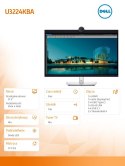 Dell Monitor U3224KBA 31,5" IPS Black LED 6K 6144x3456/16:9/HDMI/miniDP/USB-C/USB/Thunderbolt/Kamera/Speakers/Mikrofon/3Y
