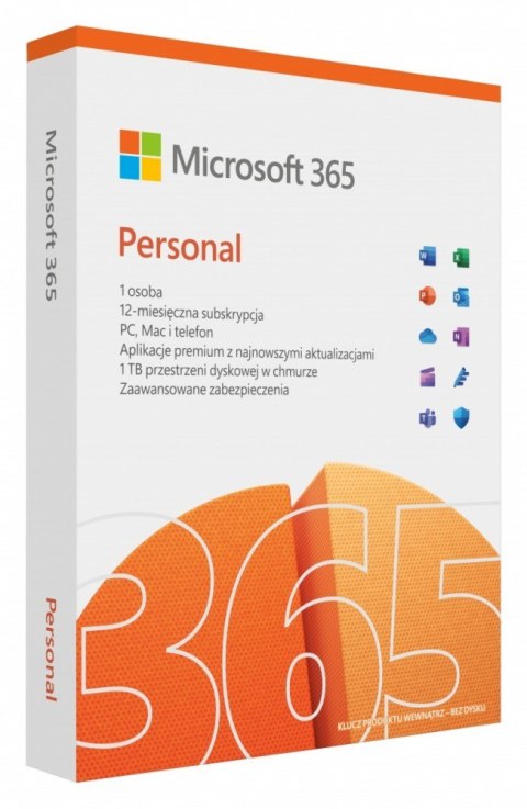 Microsoft 365 Personal PL P10 1Y 1User/5Devices Win/Mac Medialess Box QQ2-01752 Microsoft 365 Personal PL P10 1Y 1User/5Devices Win/Mac Medialess Box QQ2-01752