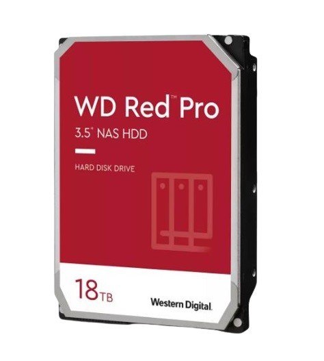 Western Digital Dysk Red Pro 18TB 3.5 cala 512MB SATAIII/7200rpm Western Digital Dysk Red Pro 18TB 3.5 cala 512MB SATAIII/7200rpm