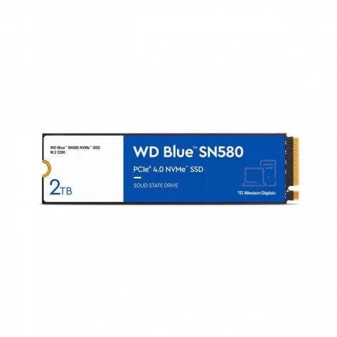 Western Digital Dysk SSD WD Blue 2TB SN580 NVMe M.2 PCIe Gen4 Western Digital Dysk SSD WD Blue 2TB SN580 NVMe M.2 PCIe Gen4