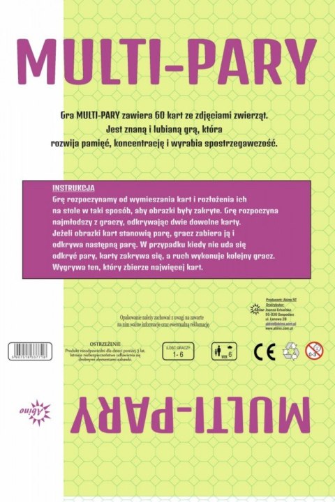 Abit Gra Multi Pary - Zwierzęta Abit Gra Multi Pary - Zwierzęta