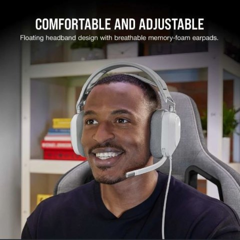 Corsair Słuchawki HS80 RGB USB Wired White Corsair Słuchawki HS80 RGB USB Wired White