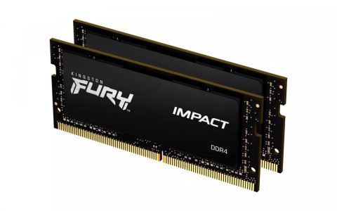 Kingston Pamięć DDR4 FURY Impact SODIMM 64GB(2*32GB)/3200 CL20 Kingston Pamięć DDR4 FURY Impact SODIMM 64GB(2*32GB)/3200 CL20