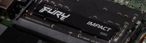 Kingston Pamięć DDR4 FURY Impact SODIMM 64GB(2*32GB)/3200 CL20 Kingston Pamięć DDR4 FURY Impact SODIMM 64GB(2*32GB)/3200 CL20