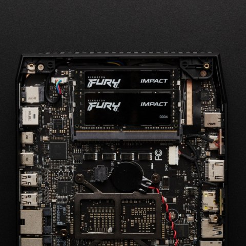Kingston Pamięć DDR4 FURY Impact SODIMM 64GB(2*32GB)/3200 CL20 Kingston Pamięć DDR4 FURY Impact SODIMM 64GB(2*32GB)/3200 CL20