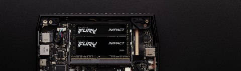 Kingston Pamięć DDR4 FURY Impact SODIMM 64GB(2*32GB)/3200 CL20 Kingston Pamięć DDR4 FURY Impact SODIMM 64GB(2*32GB)/3200 CL20
