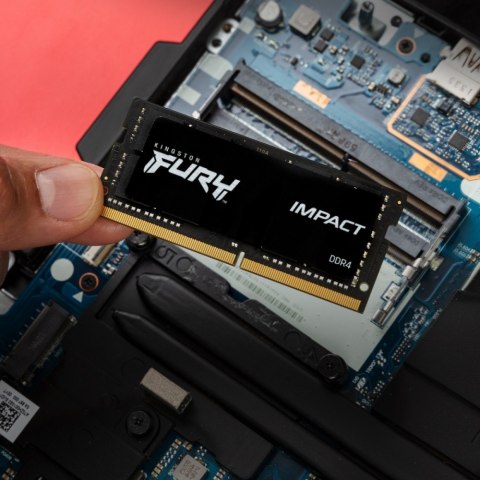 Kingston Pamięć DDR4 FURY Impact SODIMM 64GB(2*32GB)/3200 CL20 Kingston Pamięć DDR4 FURY Impact SODIMM 64GB(2*32GB)/3200 CL20
