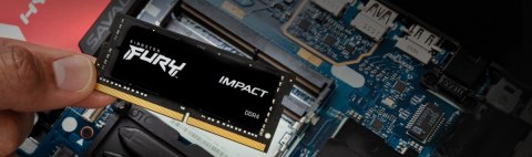 Kingston Pamięć DDR4 FURY Impact SODIMM 64GB(2*32GB)/3200 CL20 Kingston Pamięć DDR4 FURY Impact SODIMM 64GB(2*32GB)/3200 CL20