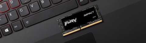 Kingston Pamięć DDR4 FURY Impact SODIMM 64GB(2*32GB)/3200 CL20 Kingston Pamięć DDR4 FURY Impact SODIMM 64GB(2*32GB)/3200 CL20