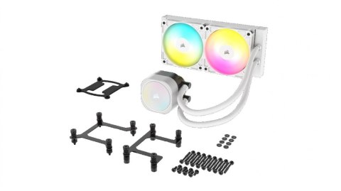 Corsair Chłodzenie CPU NAUTILUS 240 ARGB 240 mm białe Corsair Chłodzenie CPU NAUTILUS 240 ARGB 240 mm białe