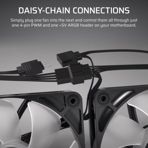 Corsair Wentylator RS120 ARGB 120mm Fan Single Pack Corsair Wentylator RS120 ARGB 120mm Fan Single Pack
