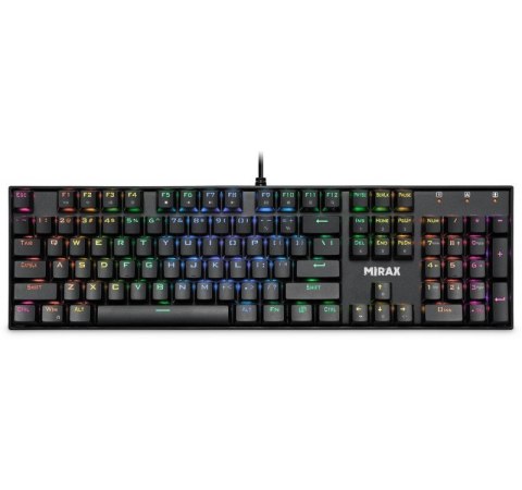 Defender Klawiatura mechaniczna MIRAX GK-352 podświetlenie RGB Czarna Defender Klawiatura mechaniczna MIRAX GK-352 podświetlenie RGB Czarna