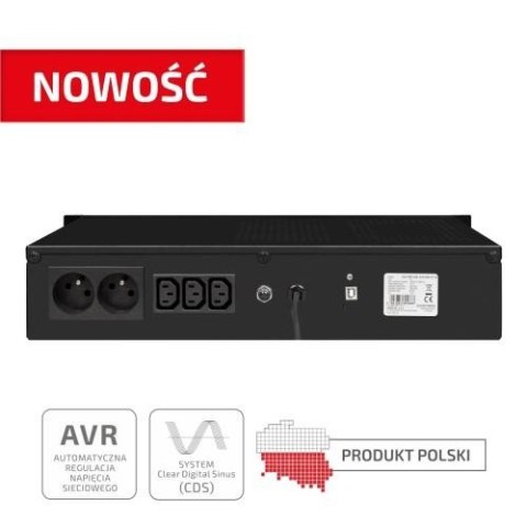EVER UPS ECO Pro 1000 AVR CDS 19" 2U EVER UPS ECO Pro 1000 AVR CDS 19" 2U