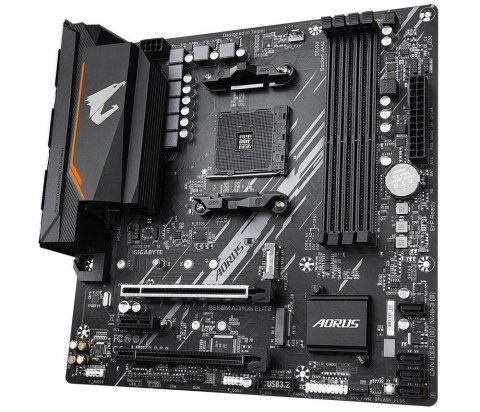 Gigabyte Płyta główna B550M AORUS ELITE AM4 4DDR4 2HDMI/DVI-D mATX Gigabyte Płyta główna B550M AORUS ELITE AM4 4DDR4 2HDMI/DVI-D mATX