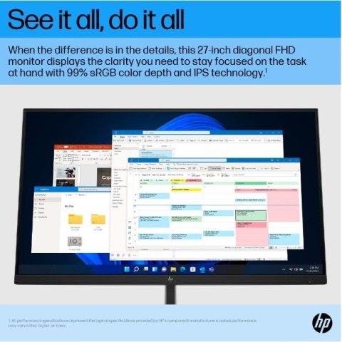 HP Inc. Monitor 27 cali E27 G5 FHD 6N4E2AA HP Inc. Monitor 27 cali E27 G5 FHD 6N4E2AA