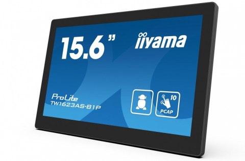 IIYAMA Monitor 16 cali TW1623AS-B1P,10P.DOT.IPS,ANDROID13,WIFI,24/7,RJ45, HDMI,3xUSB IIYAMA Monitor 16 cali TW1623AS-B1P,10P.DOT.IPS,ANDROID13,WIFI,24/7,RJ45, HDMI,3xUSB