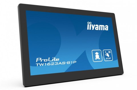 IIYAMA Monitor 16 cali TW1623AS-B1P,10P.DOT.IPS,ANDROID13,WIFI,24/7,RJ45, HDMI,3xUSB IIYAMA Monitor 16 cali TW1623AS-B1P,10P.DOT.IPS,ANDROID13,WIFI,24/7,RJ45, HDMI,3xUSB