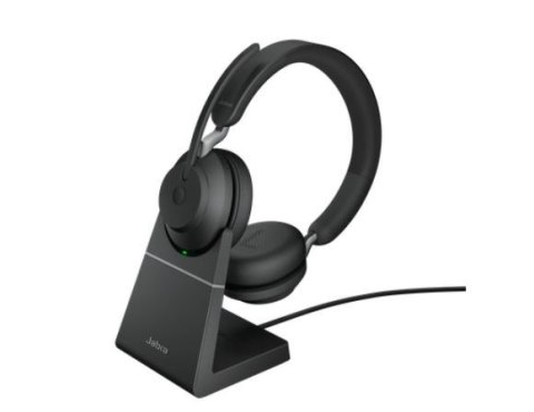 Jabra Słuchawki Evolve2 65 Stand Link380c UC Stereo czarne Jabra Słuchawki Evolve2 65 Stand Link380c UC Stereo czarne