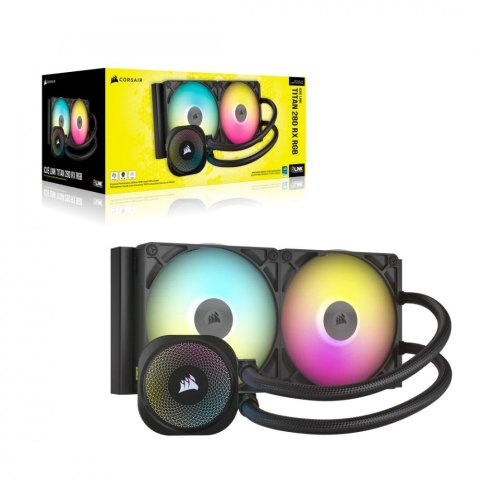 Corsair Chłodzenie procesora iCUE LINK TITAN 280 RX RGB AIO 280mm Corsair Chłodzenie procesora iCUE LINK TITAN 280 RX RGB AIO 280mm