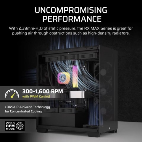 Corsair Wentylator iCUE LINK RX140 MAX 140mm Single Fan Corsair Wentylator iCUE LINK RX140 MAX 140mm Single Fan