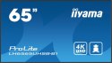 IIYAMA *IIYAMA 65&#39;LH6565UHSB-B1, 24/7,IPS,ANDROID.11,4K,800cd, iiSignage2, SDM, 2x HDMI, DP, 2x USB,2x 10W, RJ45, WiFi, 4/32GB, PIO