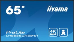 IIYAMA *IIYAMA 65'LH6565UHSB-B1, 24/7,IPS,ANDROID.11,4K,800cd, iiSignage2, SDM, 2x HDMI, DP, 2x USB,2x 10W, RJ45, WiFi, 4/32GB, PIO