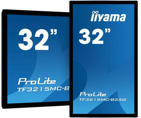 IIYAMA Monitor 32 cale TF3215MC-B2AG POJ.30PKT.VA.24/7.IP65, 500cd,VGA,HDMI, DP IIYAMA Monitor 32 cale TF3215MC-B2AG POJ.30PKT.VA.24/7.IP65, 500cd,VGA,HDMI, DP