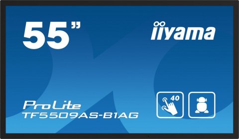 IIYAMA Monitor 55 cali TF5539AS-B1AG,IPS,4K,HDMIx2,DP,RJ45,3xUSB,2x10W, ANDROID,24/7,IP65 IIYAMA Monitor 55 cali TF5539AS-B1AG,IPS,4K,HDMIx2,DP,RJ45,3xUSB,2x10W, ANDROID,24/7,IP65