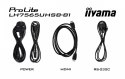 IIYAMA Monitor 75 cali LH7565UHSB-B1, 24/7, IPS, ANDROID 11, 4K, 800cd, iiSignage2, SDM, 2x HDMI, DP, 2x USB,2x 10W, RJ45, WiFi, 4/32GB