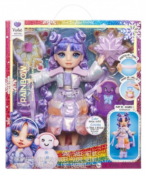 MGA Lalka Rainbow High Winter Wonderland Violet MGA Lalka Rainbow High Winter Wonderland Violet