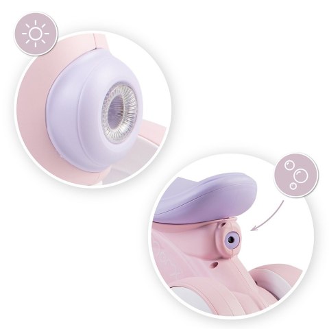 MoMi Jeździk z bańkami TOBIS różowy MoMi Jeździk z bańkami TOBIS różowy