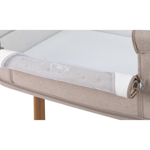 MoMi Łóżeczko dostawne SMART BED beżowe MoMi Łóżeczko dostawne SMART BED beżowe