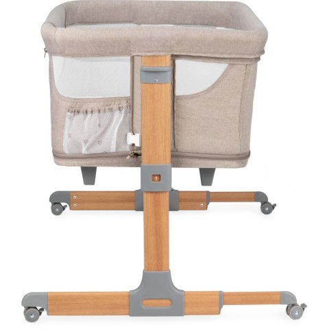 MoMi Łóżeczko dostawne SMART BED beżowe MoMi Łóżeczko dostawne SMART BED beżowe