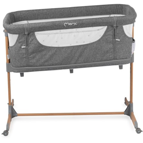MoMi Łóżeczko dostawne SMART BED szare MoMi Łóżeczko dostawne SMART BED szare