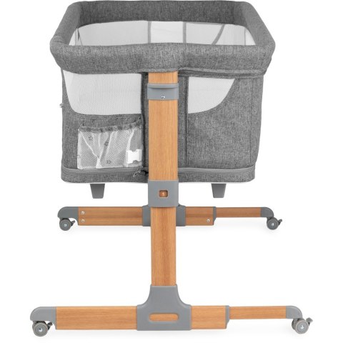 MoMi Łóżeczko dostawne SMART BED szare MoMi Łóżeczko dostawne SMART BED szare